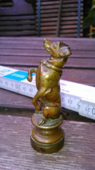 Siegel Dackel Teckel Stempel Bronze Figuren Sammlung abzugeben Sammler Skulptur Hund Rarität rar