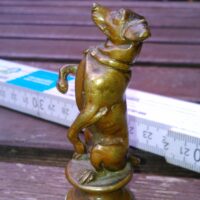 Siegel Dackel Teckel Stempel Bronze Figuren Sammlung abzugeben Sammler Skulptur Hund Rarität rar